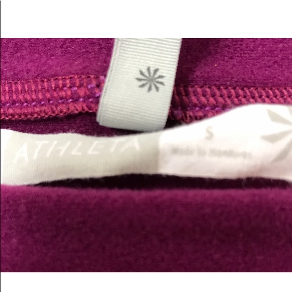 •SOLD•ATHLETA 1/4 Zip Running Yoga Sweatshirt S - Picture 5 of 5